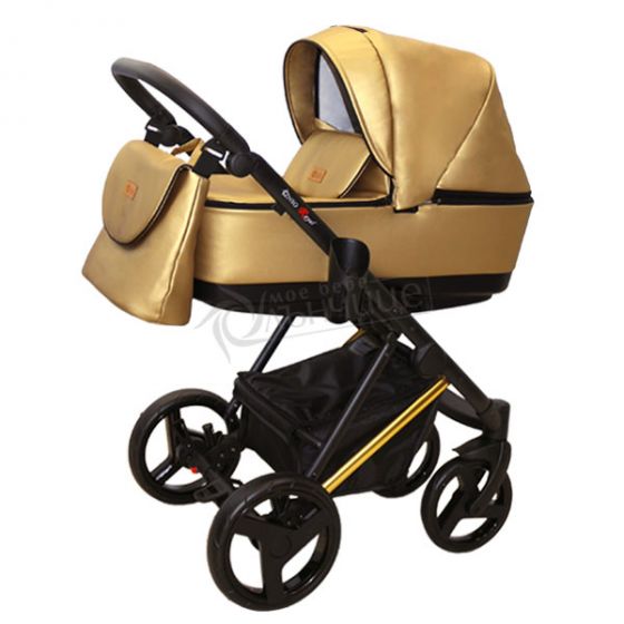Бебешка количка ROYAL Gold - NIO - с кош за новородено