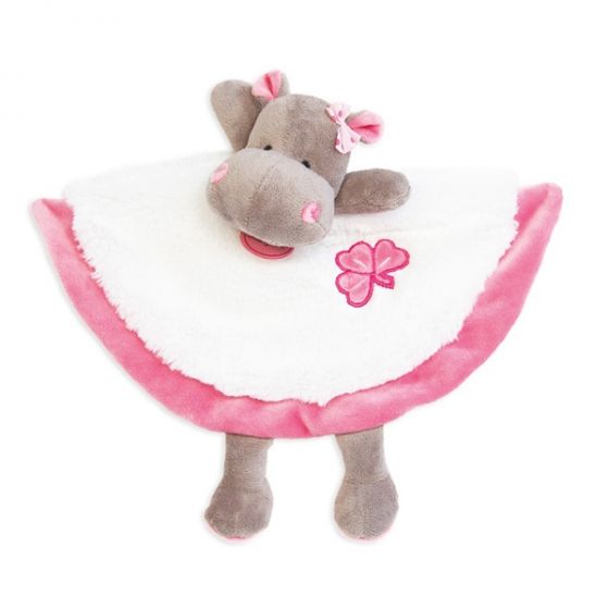 Плюшена играчка Хипопотам с рокля Zoe - BabyNat