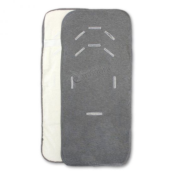 Подложка за количка с хавлиен гръб - Grey