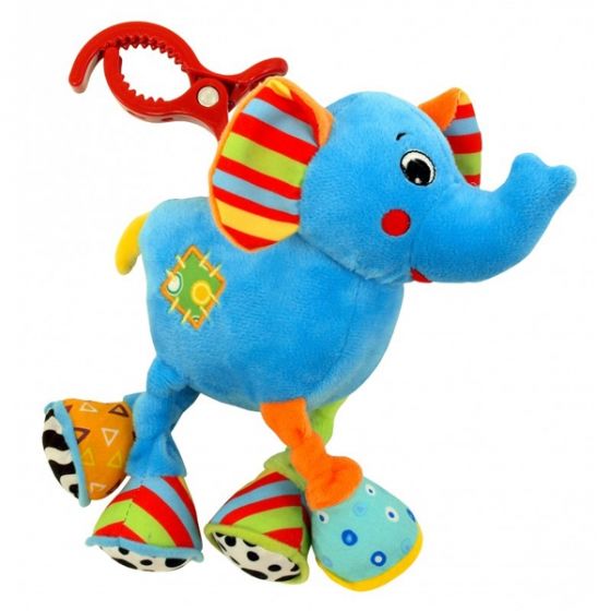 Плюшена играчка за количка Elephant - BABY MIX