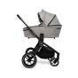 Бебешка количка 2в1 Quick 4.0 Steel Grey - Muuvo - Рама с кош за новородено