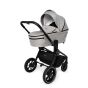 Бебешка количка 2в1 Quick 4.0 Steel Grey - Muuvo - Рама с кош за новородено