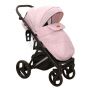 Бебешка количка ELITE Soft Powder - NIO - със седящ кош и покривало за крачета