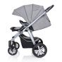 Бебешка количка 2в1 HUSKY - BABY DESIGN 2020 - уширяване на сенника, пълно легнало положение