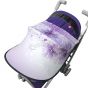 Дизайнерски двулицев сенник за бебешка количка с UV защита - Purple