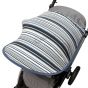 Двулицев сенник за количка с UV защита - Simple Grey