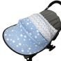 Дизайнерски двулицев сенник за бебешка количка с UV защита - Starry Dreams
