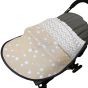 Дизайнерски двулицев сенник за бебешка количка с UV защита - Starry Night