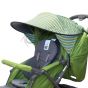 Двулицев сенник за количка с UV защита - Elegant/Сив