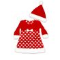 Коледна рокля с шапка Звезда 86-104см