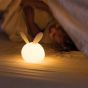 Нощна лампа с гласова активация Зайче - Nattou