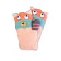 Зимни плетени ръкавици - Kiki Peach