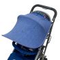 Двулицев сенник за количка с UV защита - Denim