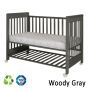 Дървено легло Dreamy Plus 2 60/120 - Woody Gray