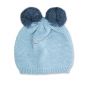 Зимна шапка плетиво - Blue