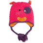 Зимна шапка плетиво - Kitty Pink
