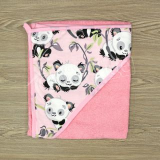 Бебешка хавлия - Pink Panda