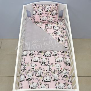 Комплект чаршафи Pink Panda