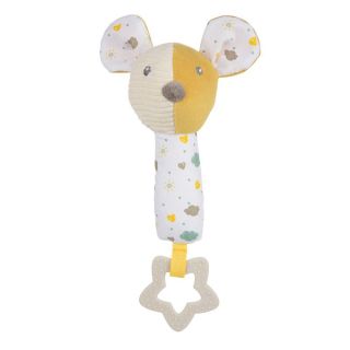 Мека играчка със свирка и чесалка Mouse - Canpol