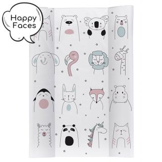 Мека подложка с борд за преповиване - Happy Faces - Rotho Babydesign