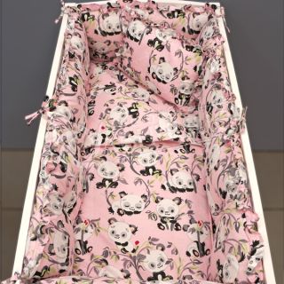 Спален комплект с обиколници Pink Panda - 50x100