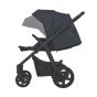 Бебешка количка 2в1 Husky Green Aurora - Espiro - Регулиране на гърба