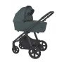 Бебешка количка 2в1 Husky Green Aurora - Espiro - Кош за новородено