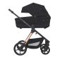 Бебешка количка 2в1 Miloo Diamond Black - Espiro