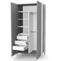 Гардероб Veres Monaco 960 - Graphite White