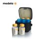 Хладилна чанта и 4бр шишета MEDELA