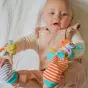 Комплект гривни-дрънкалки и чорапки Джунгла - Playgro