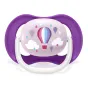 Комплект от 2 броя ортодонтични залъгалки, Ultra Air Happy 6-18m+, Philips AVENT - декорация Надпис и Балон 