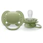 Комплект от 2 броя ортодонтични залъгалки, Ultra Soft 18m+, Philips AVENT - Зелено и Оранжево 