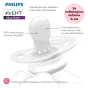 Комплект от 2 броя ортодонтични залъгалки за новородени, Ultra Start Night 0-2м, Philips AVENT -  декор Sleep 