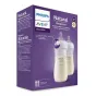 Комплект за хранене от 2 броя шишета Natural Response с биберон 3м+, 330мл - Philips Avent