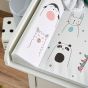 Мека подложка с борд за преповиване - Happy Faces - Rotho Babydesign