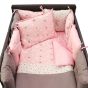Спален комплект с обиколници - Dream Hearts - 60х120