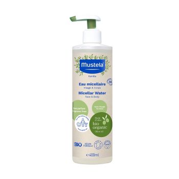 Биосертифицирана мицеларна вода 400 мл - Mustela