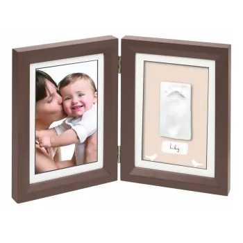 Дървена фото рамка от две части за отпечатък и снимка - Baby Art