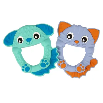 Комплект силиконови гризалки Животни - Playgro