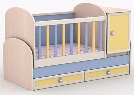 Трансформиращо бебешко легло Гергана - люлка плюс