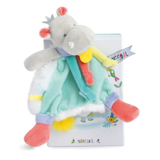 Плюшена играчка Хипопотам Tropicool - Doudou et Compagnie