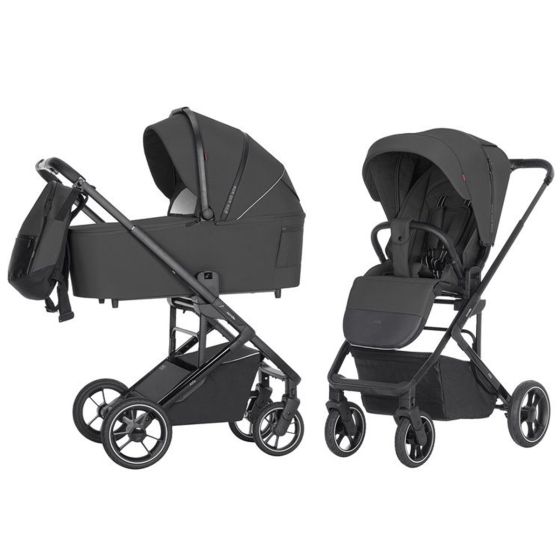 Бебешка количка 2в1 Alfa Graphite Grey - Carrello