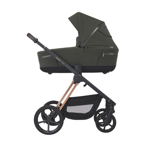 Бебешка количка 2в1 Miloo Luxury Green - Espiro - Кош за новородено