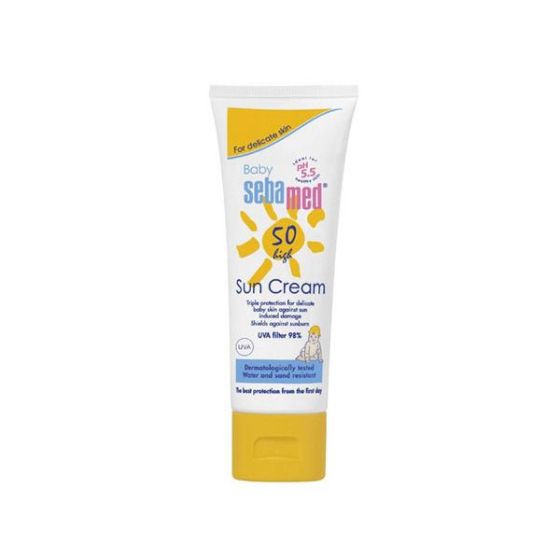 Детски слънцезащитен крем SPF 50 SEBAMED