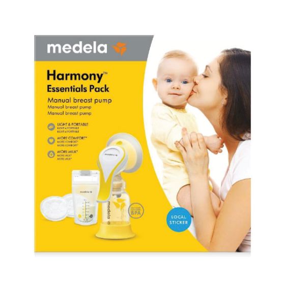 Двуфазна ръчна помпа за кърма HARMONY - ESSENTIAL PACK - MEDELA - New