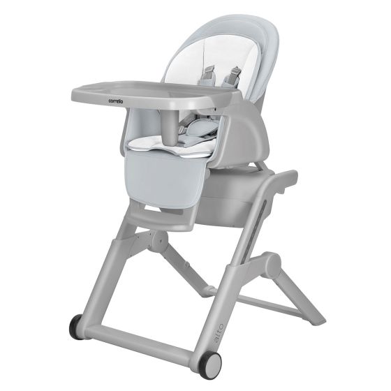Електрическа люлка - стол за хранене Carrello Alto - Chrome Grey