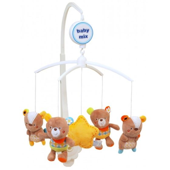 Музикална играчка за легло Forest Animals - BABY MIX