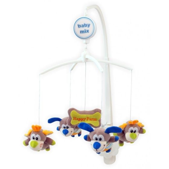 Музикална играчка за легло Happy Farm - BABY MIX