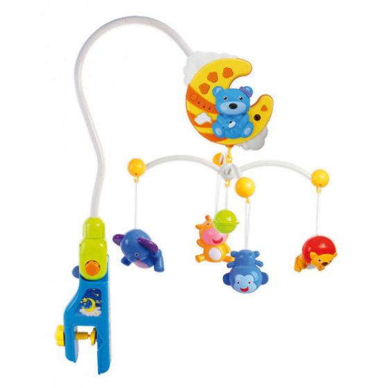 Музикална играчка с прожектор и дистанционно - BABY MIX 